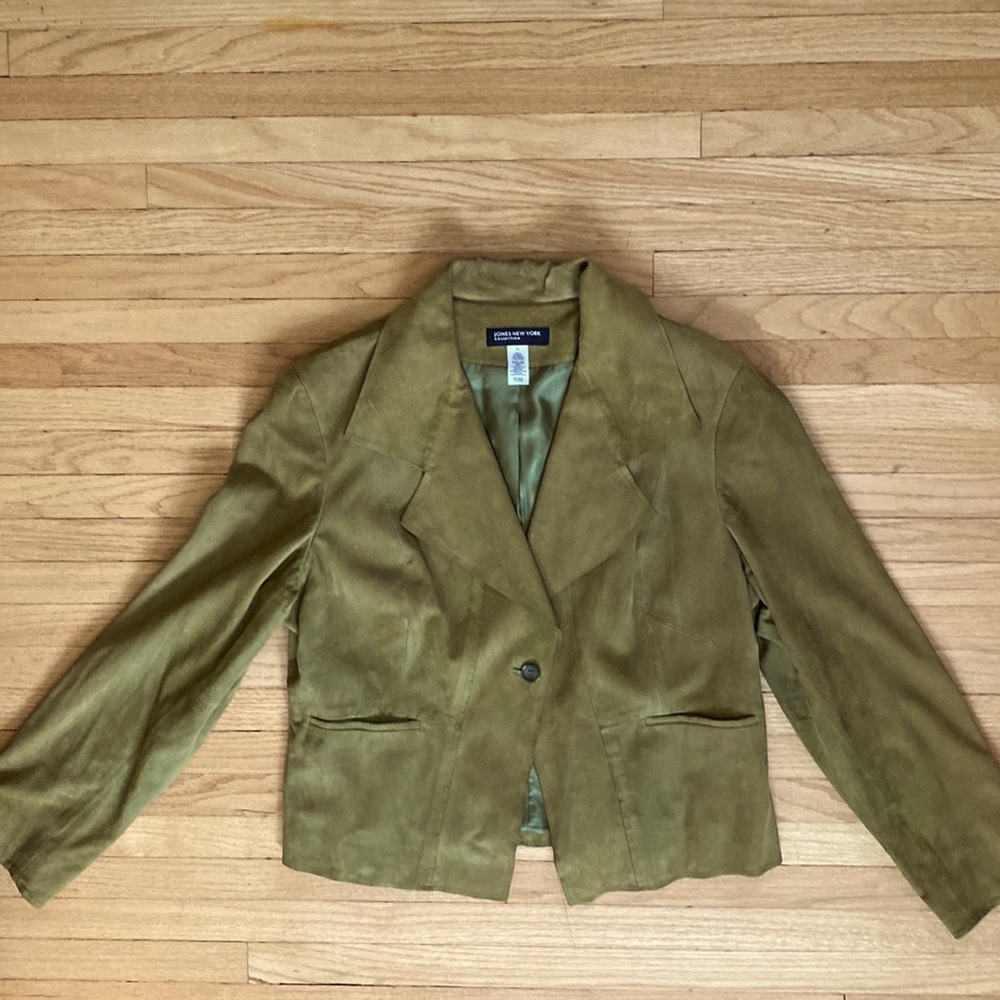 Jones New York suede blazer